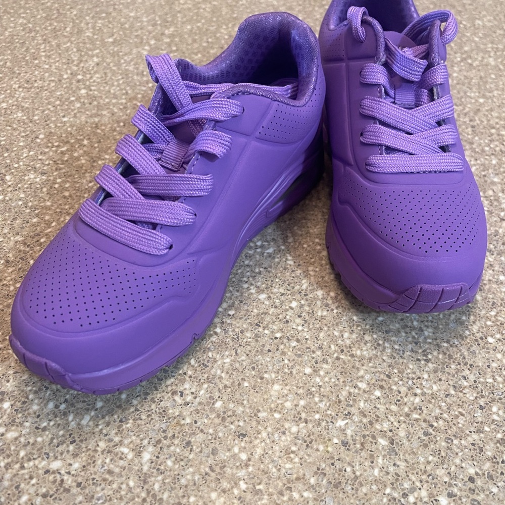 Purple Air Cooled Memory Foam Skechers